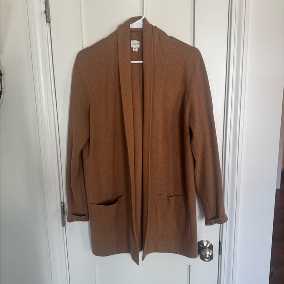 J. Crew Factory Jackets & Blazers - J. Crew Women's Tan Open Front Blazer